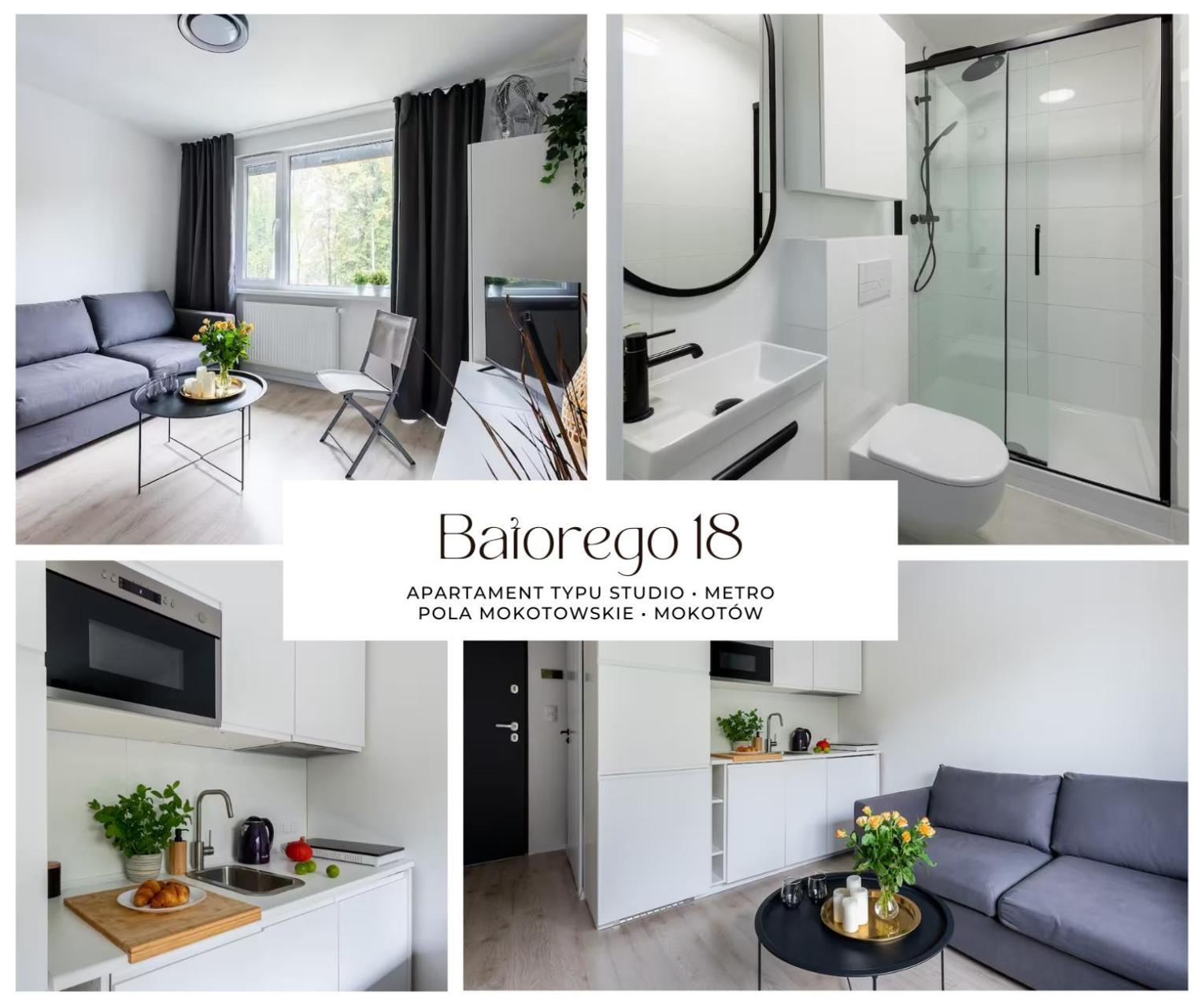 Batorego 18: White Oasis near Metro and National Park Warsaw Exterior photo